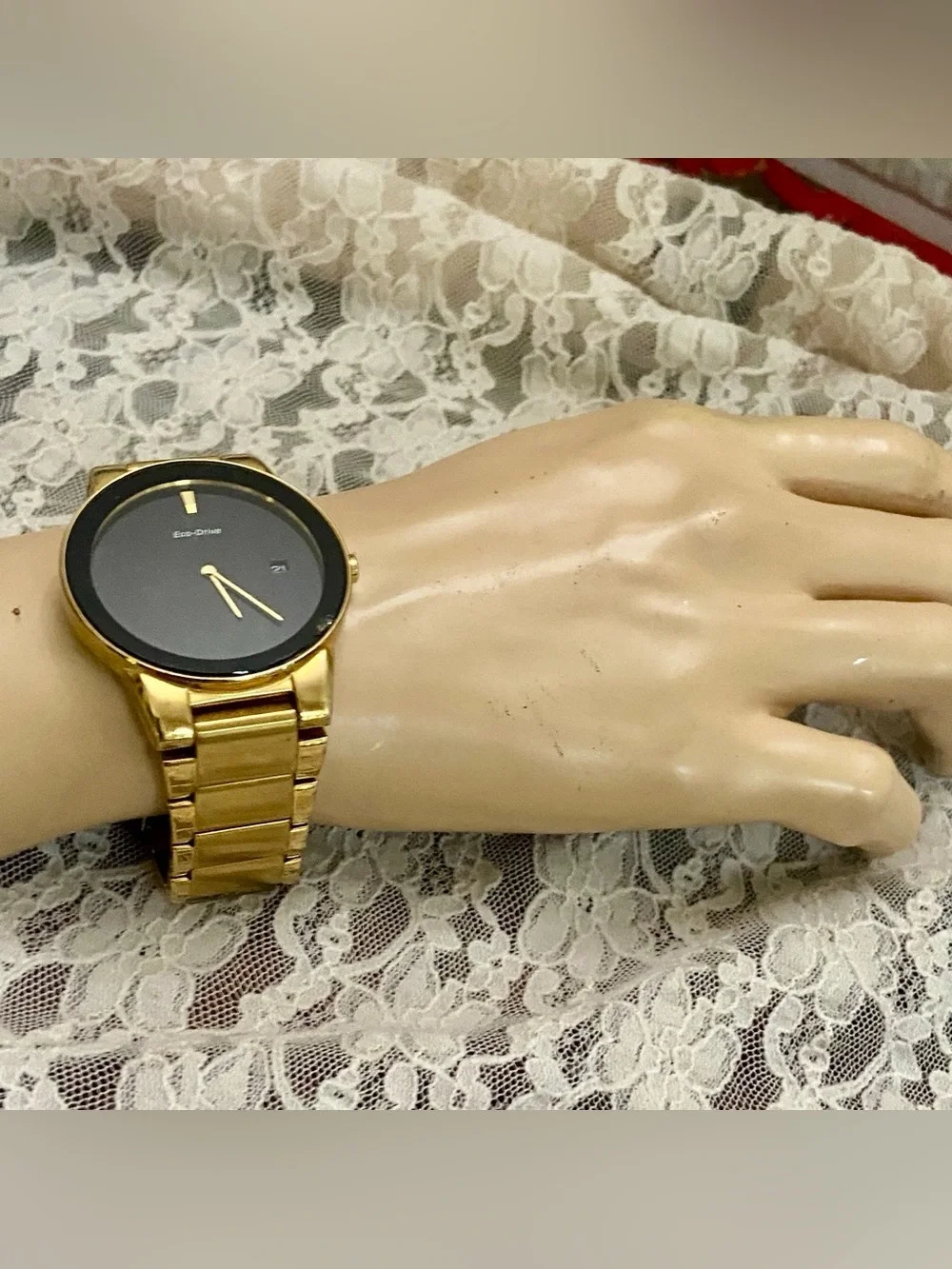 Citizen, Eco-Drive, Pulse Powered, Water Resistant Gold Men’s Watch